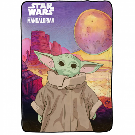 Star Wars The Mandalorian The Child Fleece Blanket